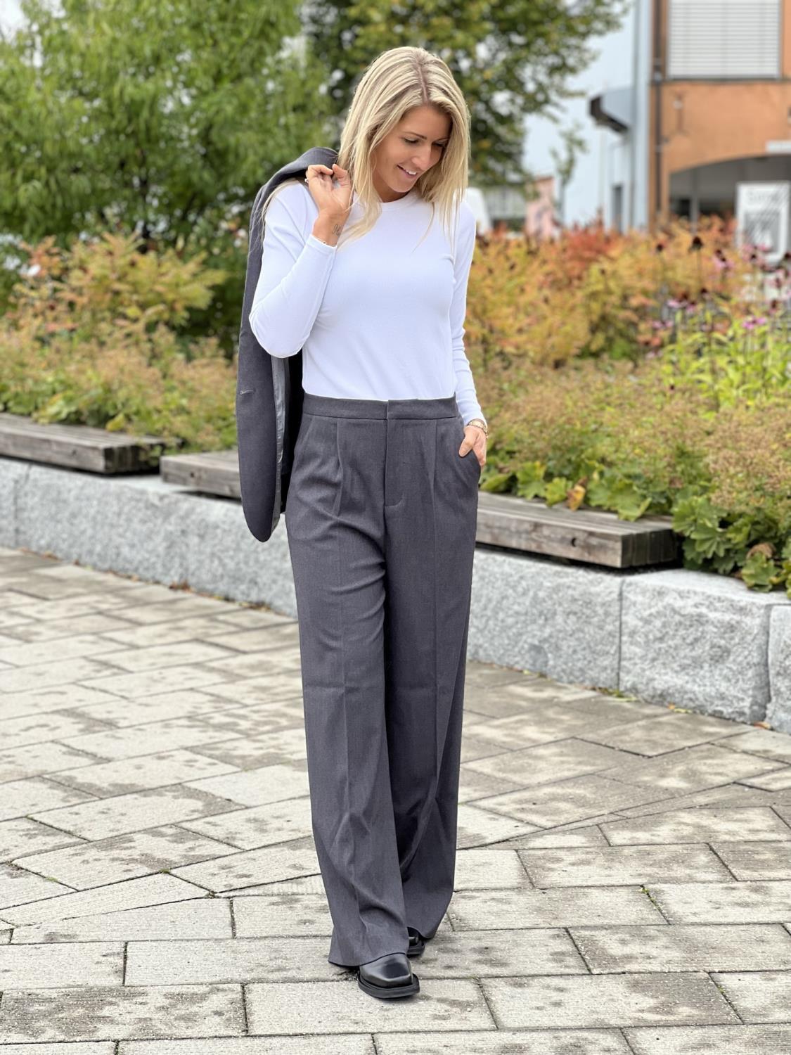 Copenhagen Muse Tailor pant grey melange