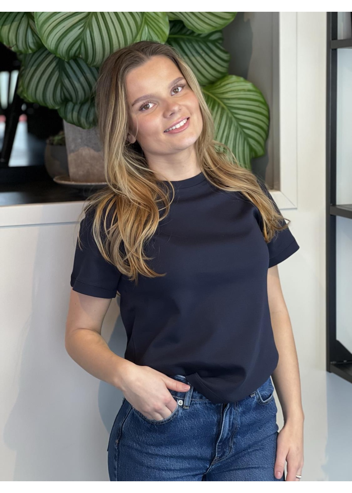 Camilla Pihl Denim Ember t-skjorte navy